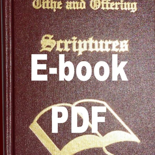 Tithe and Offering Scriptures E-Book (Download)